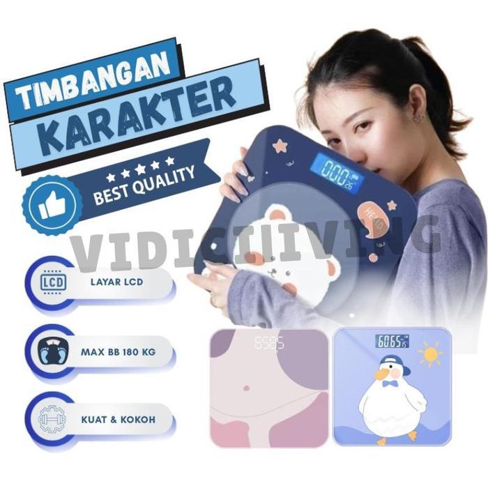 Timbangan Badan Digital Karakter - Timbangan Badan Digital