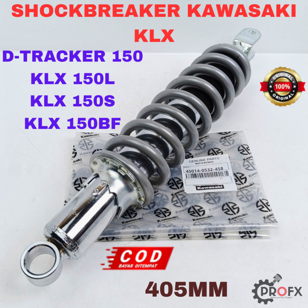 SHOCKBREAKER KAWASAKI KLX 150L KLX 150S KLX 150BF D-TRACKER 150 ASLI ORIGINAL SOK BELAKANG SHOKBEKER