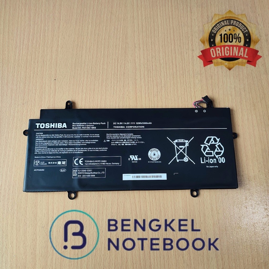 Baterai Toshiba Portege Z30 Z30-A Z30- B Z30T-A Z30T-B PA5136U PA5136U-1BRS
