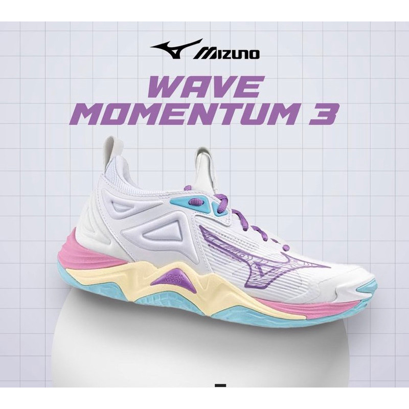 Sepatu Voli Mizuno Momentum 3 Grade Ori Size Women/Wanita SEPATU VOLLY TERBARU SEPATU VOLI TERLARIS