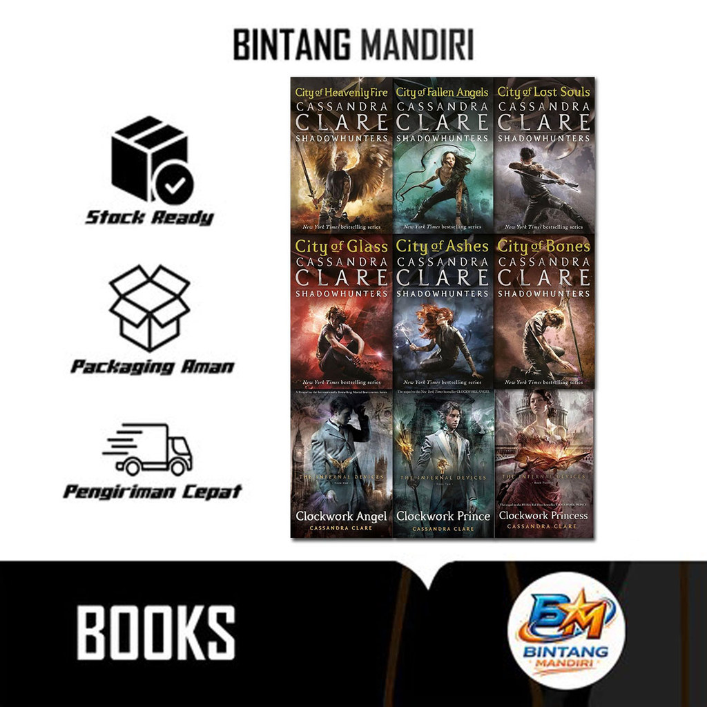 The Mortal Instruments (6 Book Series) - Cassandra Clare (English)
