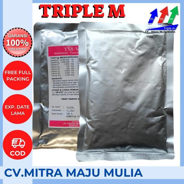 Ready TM-VITA 100 GRAM -  Obat Ternak