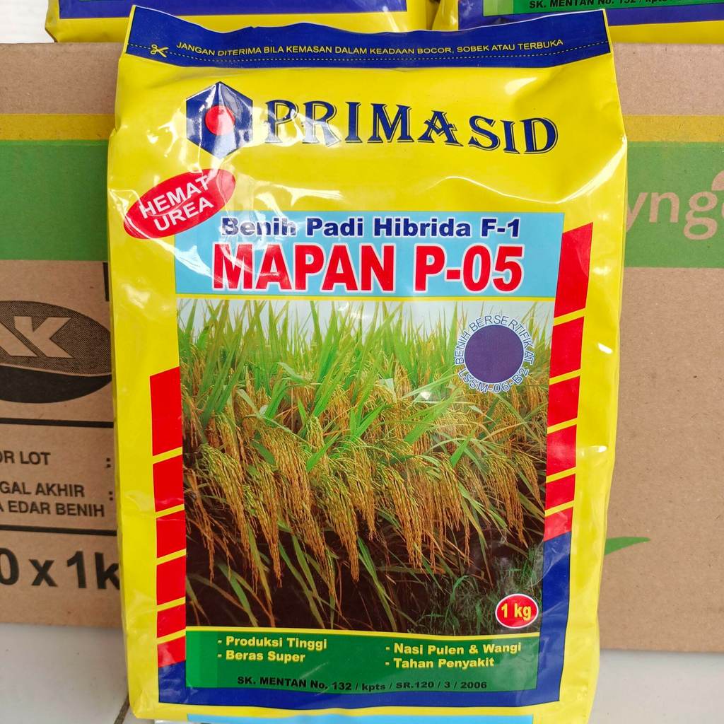 Benih padi hibrida MAPAN 05