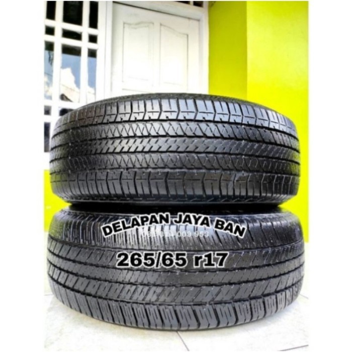 Ban Mobil Second Bridgestone Dueler Ukuran 265 65 R17Tubles Brkualitas - Kondisi 75% BERKUALITAS
