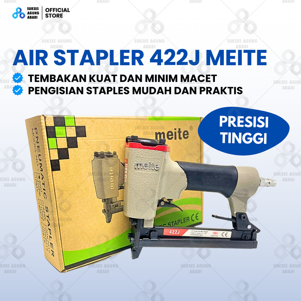 AIR STAPLER / PNEUMATIC STAPLER / MESIN STAPLES 422J MEITE