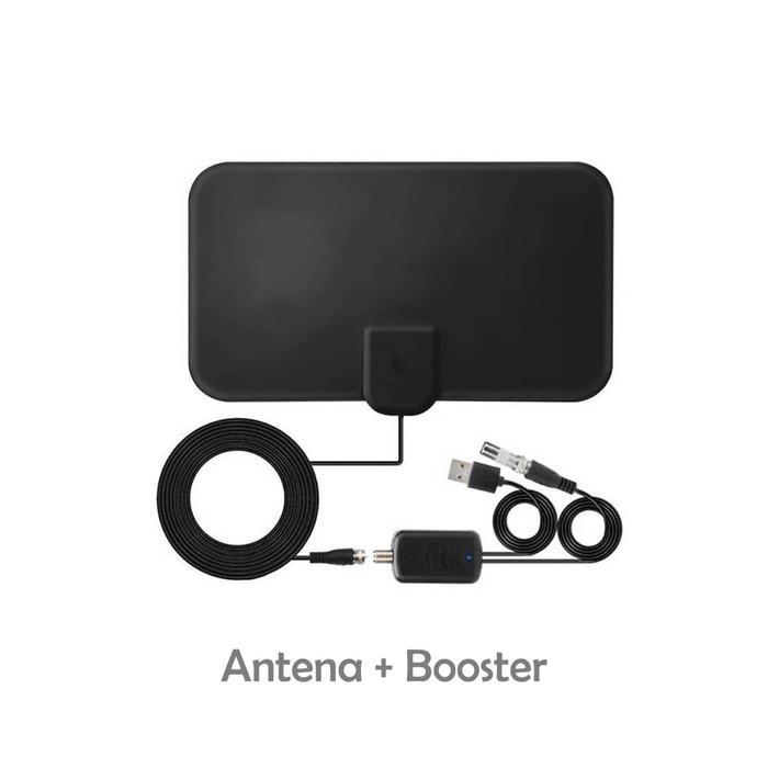 Antena TV Digital with Amplifier Booster Taffware N0012 - Antena+booster