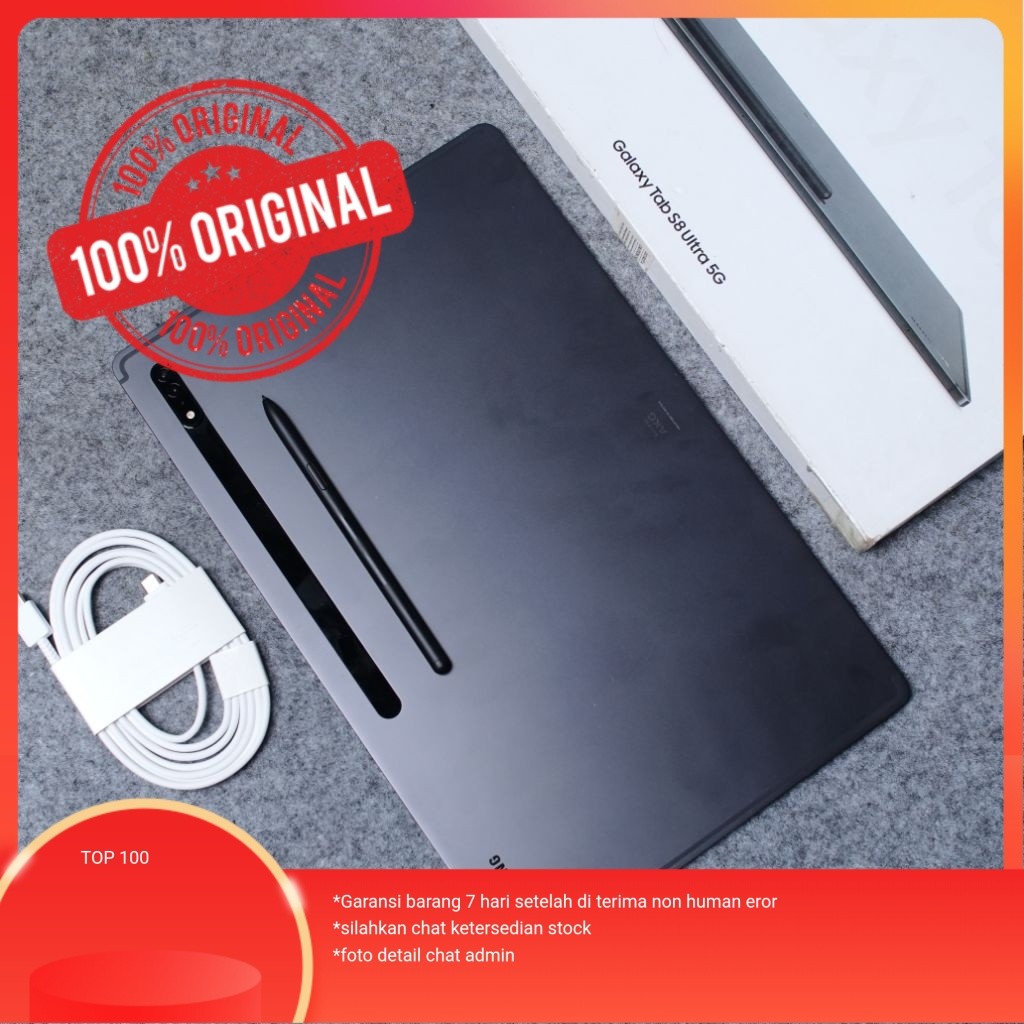 Samsung Tab S8 Ultra 5G 12/256GB Resmi Indonesia