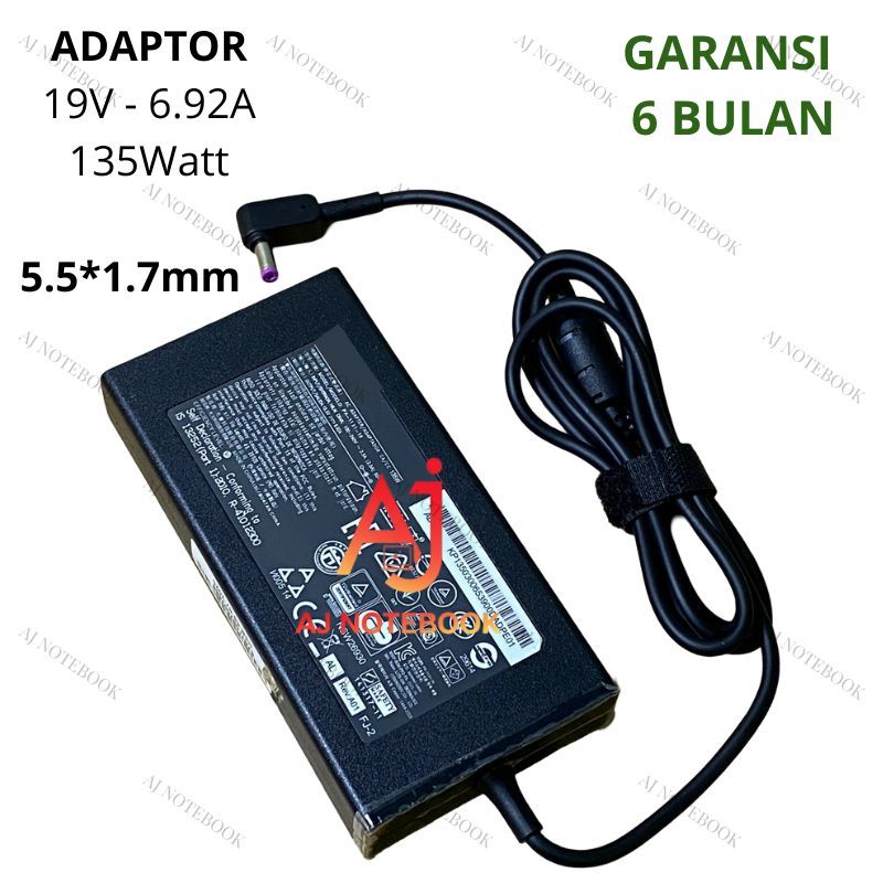 Charger Adaptor ACER NITRO 5 RYZEN 7 AN515-44 AN515-52 AN515-54 AN515 135W -CNB