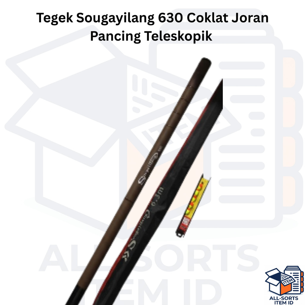 Tegek Sougayilang 630 Coklat Joran Pancing Teleskopik