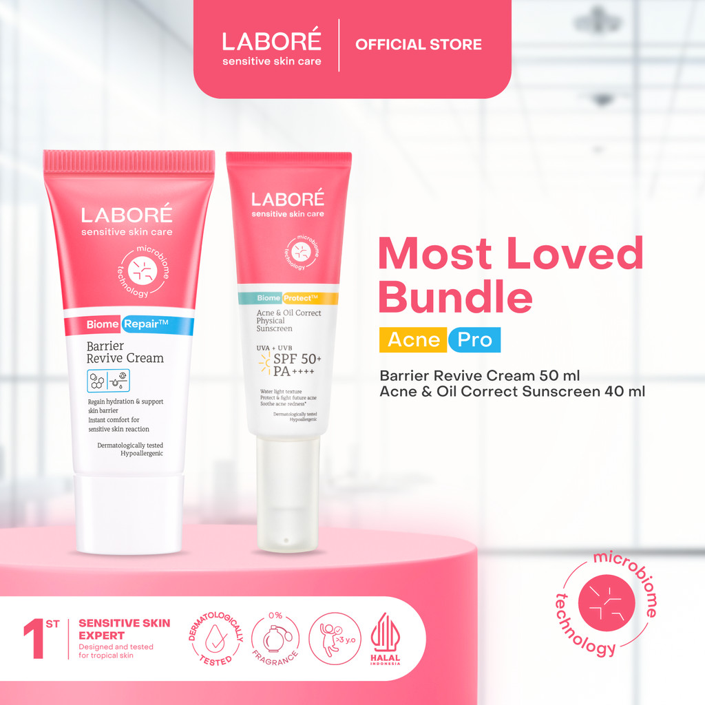 LABORÉ Dermalab Revolutionaire Most Loved Bundle Acne Pro Edition - Barrier Revive Cream Labore Acne