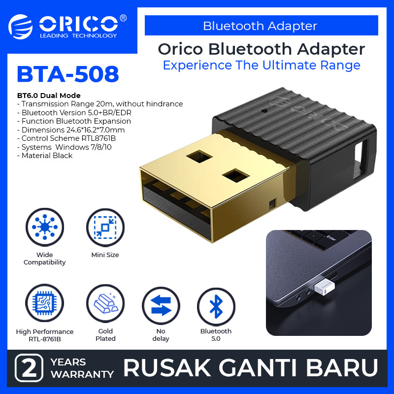 ORICO BTA-508 5.0 Bluetooth Adapter