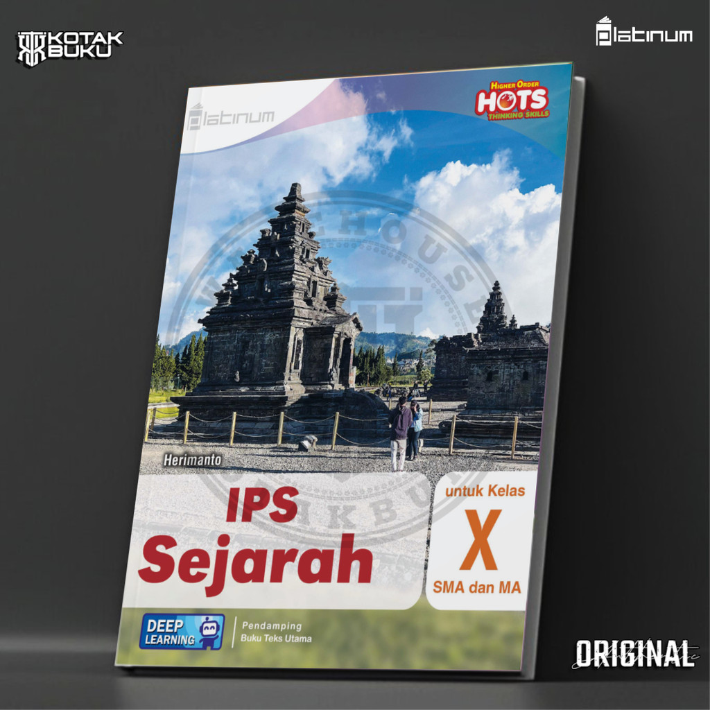 [ TS ] Buku IPS Sejarah Kelas 10 SMA Deep Learning / IPS Sejarah SMA / Platinum