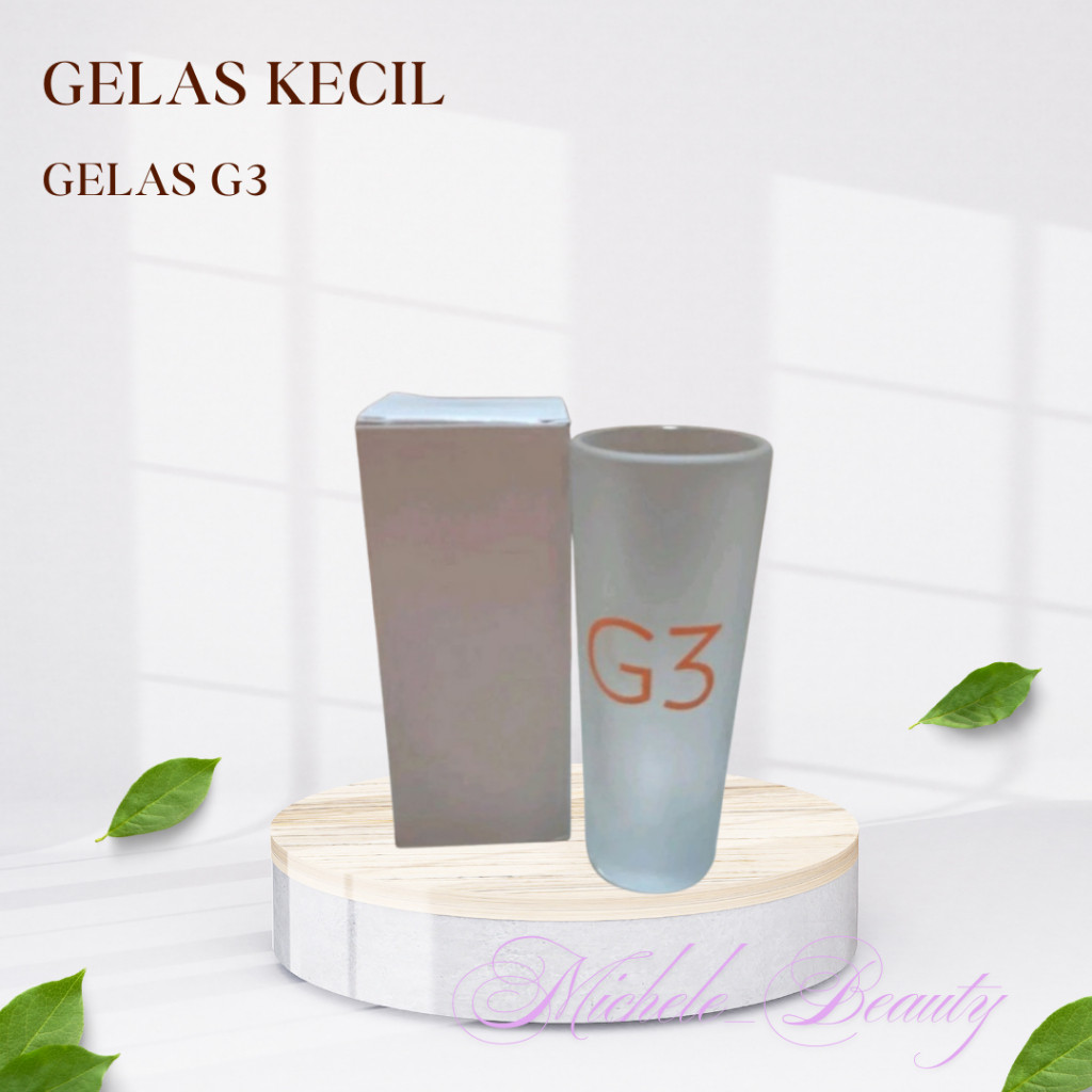 GELAS SLOKI KECIL/GELAS JUS G3/GELAS BERLOGO/GELAS TEBAL/GELAS CANTIK