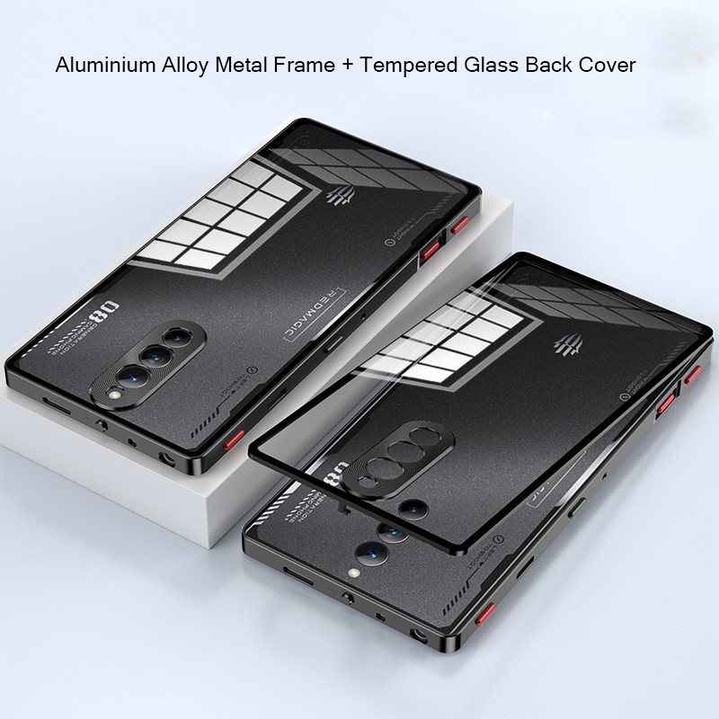 Bingkai Logam Aloi Aluminium Bumper untuk ZTE Nubia RedMagic Red Magic 8 8S Pro Plus Pro+ Casing Kac