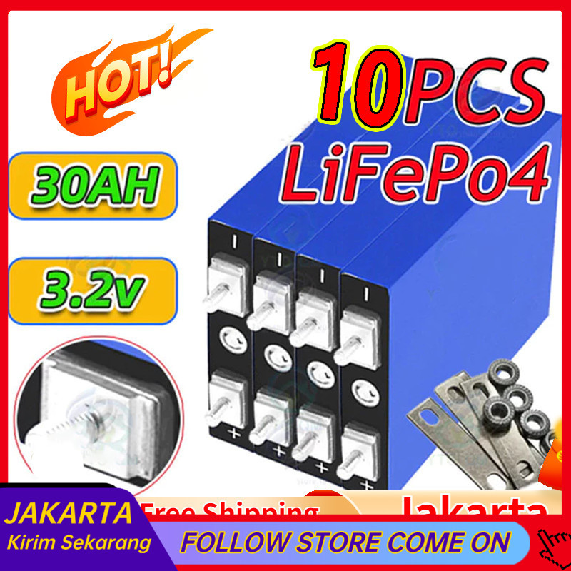 Baru 30ah Baterai Lifepo4  CATL/BYD-Baru 100% Lifepo4 Baterai BMS UPS Baterai Lifepo4 3.2V 12V 30AH