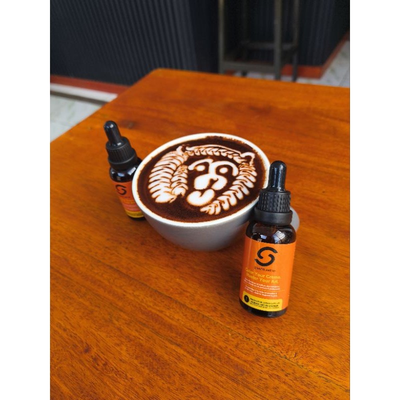 JONSTORE JJ  LATTE ART ID LIQUID CAIRAN PENGGANTI SUSU UNTUK LATIHAN MENGGAMBAR LATTE ART