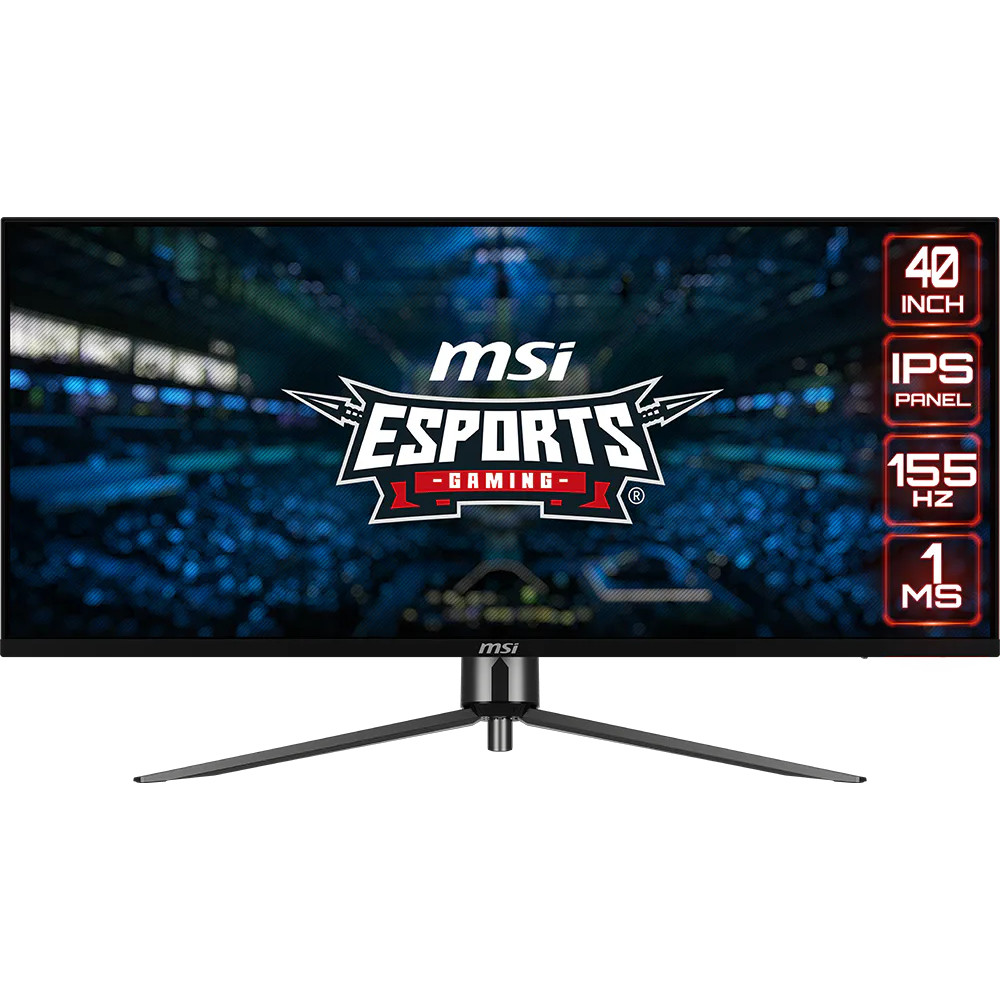Msi Gaming Monitor 40 Inch Mag 401Qr / Mag401Qr Ultrawide Ips Uwqhd 1440P 1Ms 155Hz Hdr 400 3Y