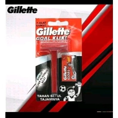 Pisau Cukur Gillette Goal Klik {12 Pcs + silet}