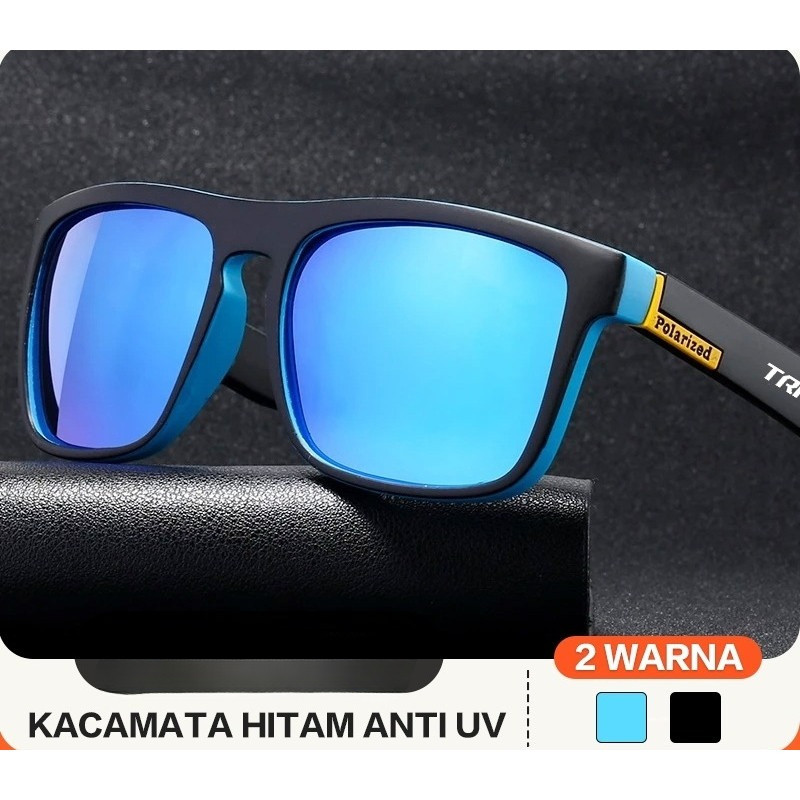 [366SP]  Kacamata Hitam Polarized Pria Wanita Lensa HD Sunglasses UV400 Anti Silau Untuk Berkendara