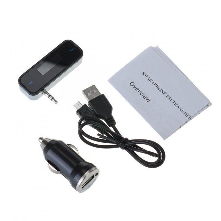 GROSIRUNIK99 FM201 FM Audio 3.5mm Stereo Mini Wireless Transmitter