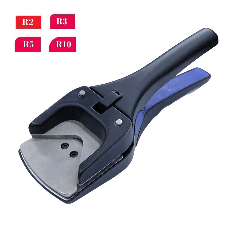 R2 R3 R5 R10 Corner Hole Pun Large Badge Slot Pun Corner Rounder Pun Cutter for PVC Card, Tag, Photo