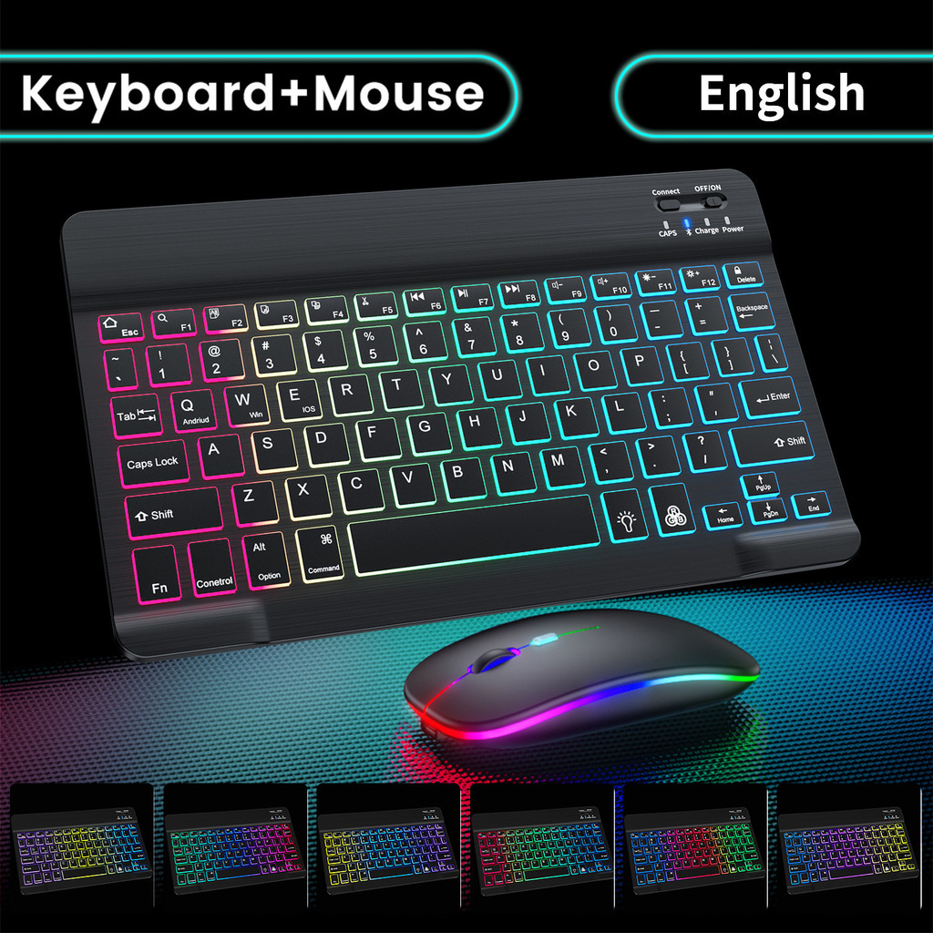 Backlight Wireless Keyboard for Samsung Galaxy Tab S10 S9 S8 Ultra FE A9 Plus Tablet Keyboard And Mo