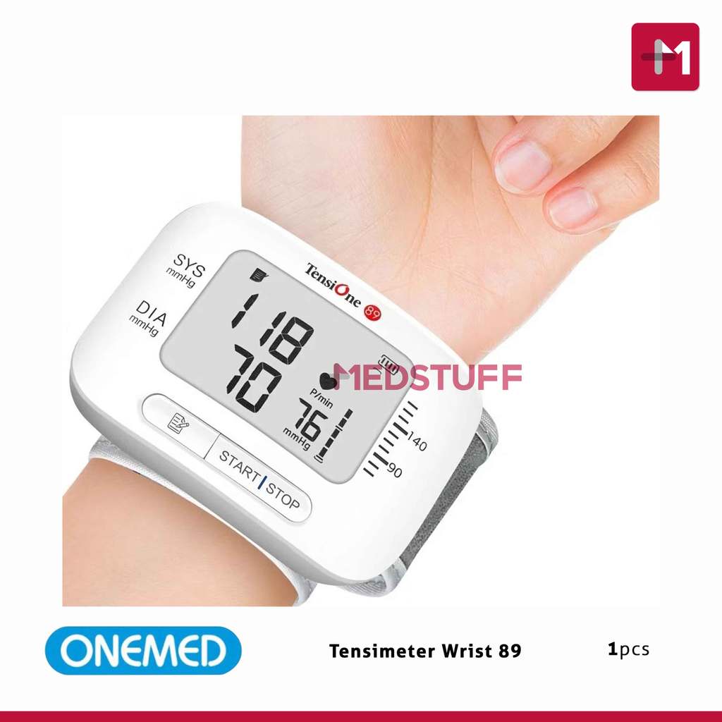 TensiOne 89 Wrist Tensimeter Digital Pergelangan Tangan Tensi Onemed Alat Ukur Tekanan Darah Onemed
