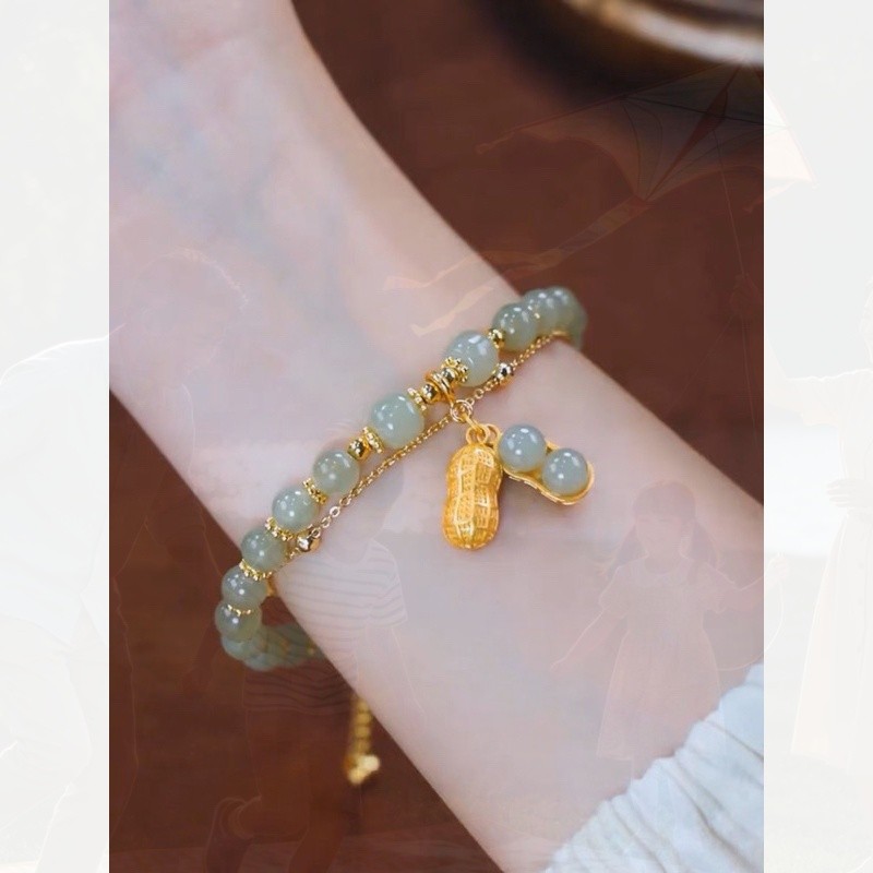 Gelang Cinnabar Wanita Elegan Adjustable Tidak Mudah Luntur Cocok Untuk Kado Spesial
