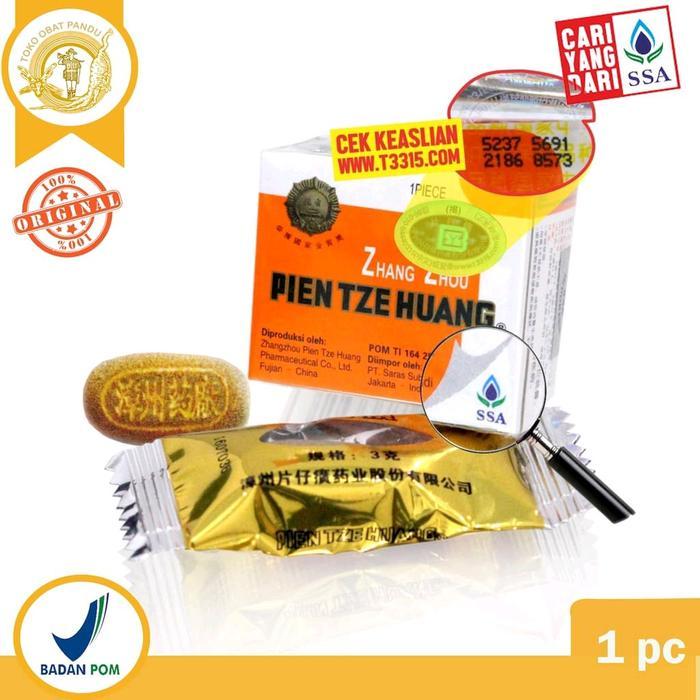 Ready Pien Tze Huang untuk Luka Setelah Operasi & Kesehatan Hati (6 Kapsul) ORI