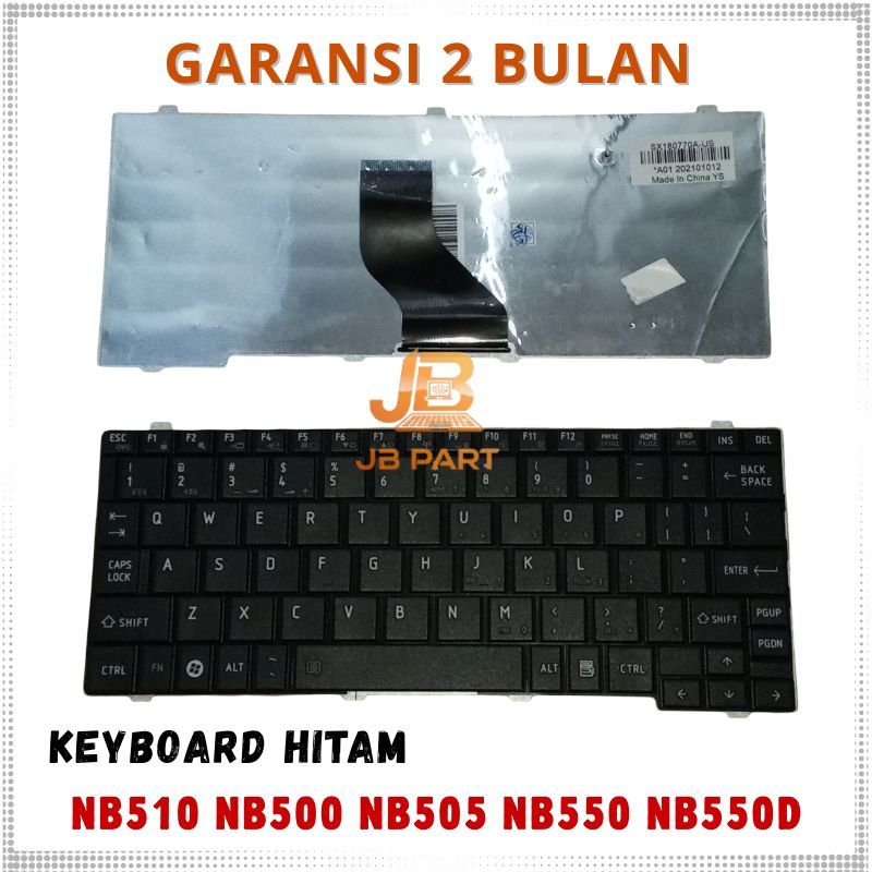 Keyboard Toshiba NB510 NB500 NB505 NB550 NB550D NB520 -JBPART