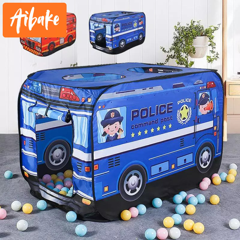 TOPKEP  Mainan Tenda Lipat Anak Tenda Lipat Portabel Anak Tenda Outdoor Indoor Set Camping Tenda Kar