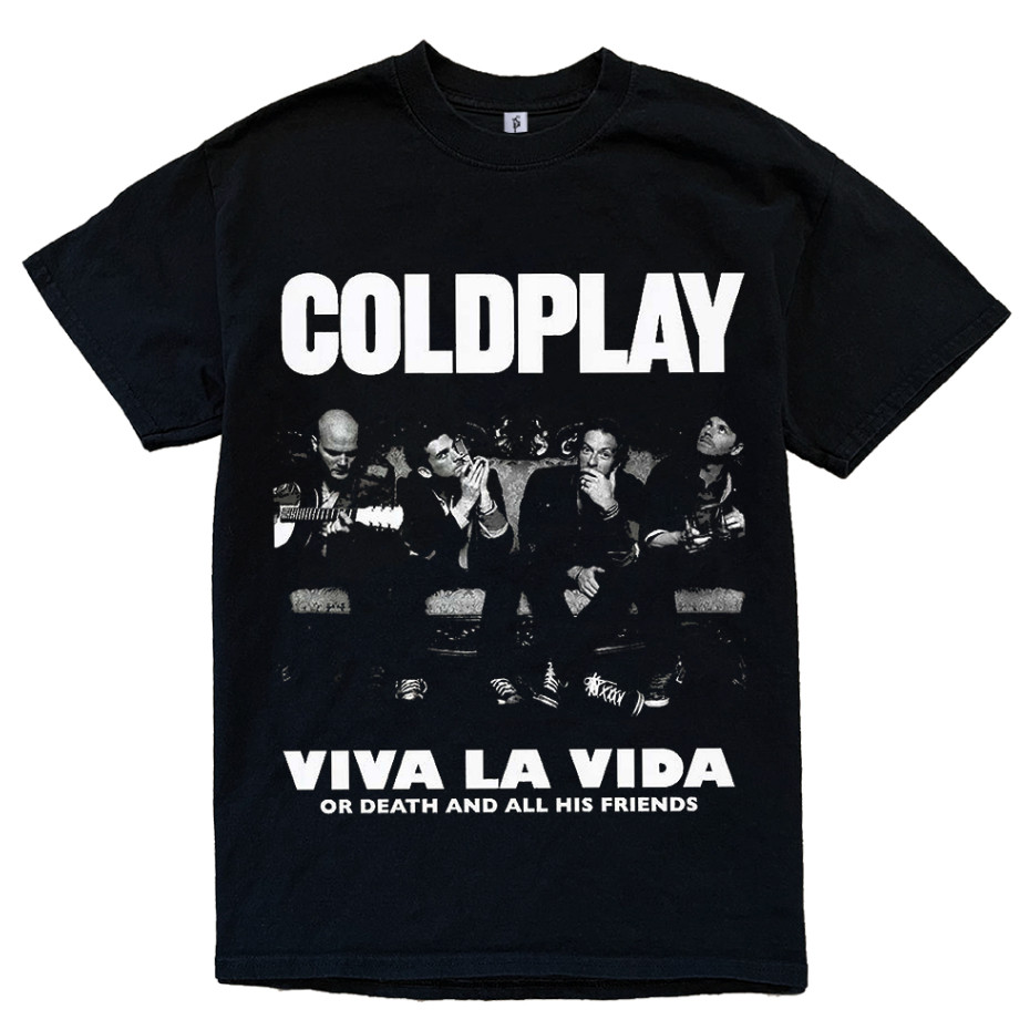 TSHIRT COLDPLAY - VIVA LA VIDA KAOS