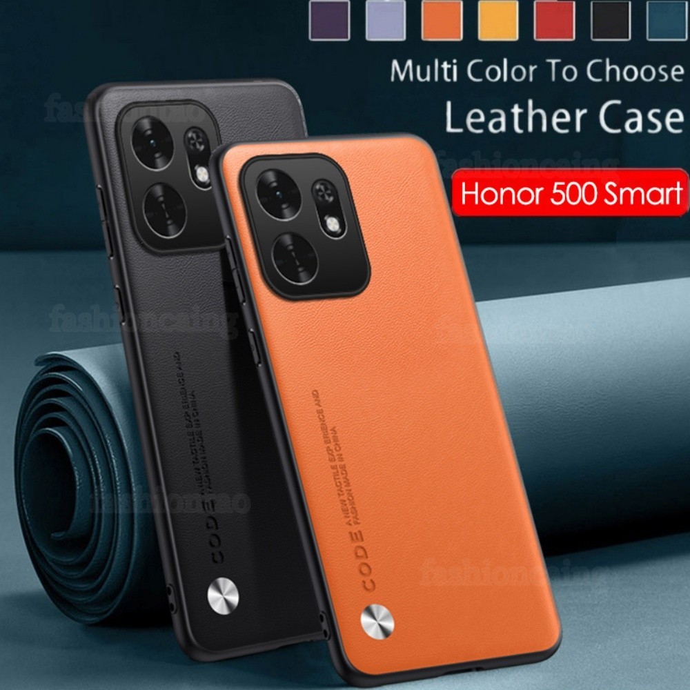 Casing Ponsel Tekstur Kulit PU Honor500 Smart 5G Untuk Honor 500 Smart 500Smart 500Pro 500Lite Honor