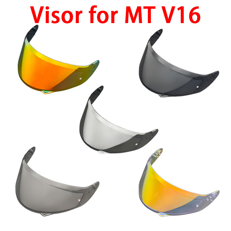 Para MT-V-16 atom/atom sv capacete mt proteção uv anti-risco capacete viseira lente mt atom capacete