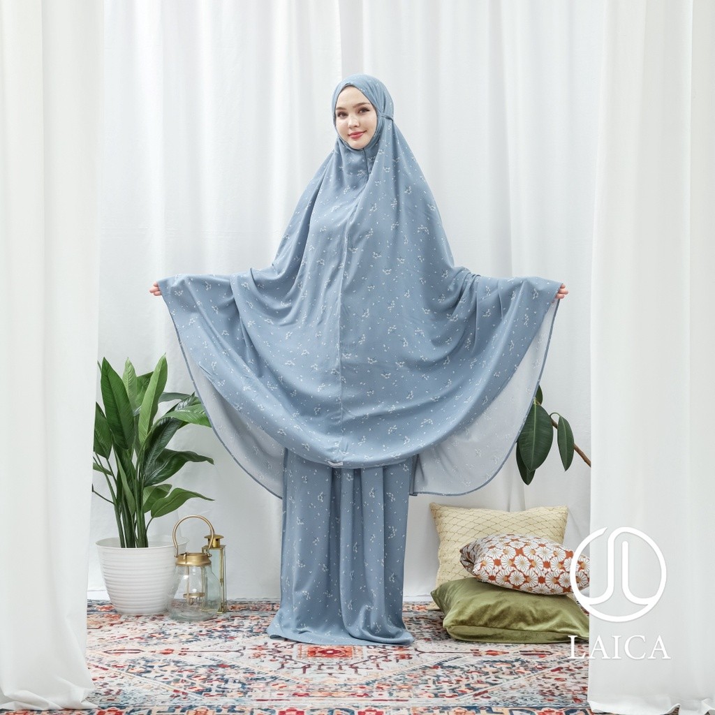 arachy... Mukena Laica Rayon Ammi 2in1 All Size