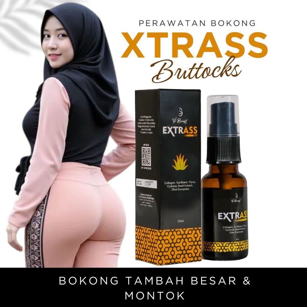 XTRASS Buttocks Pemontok Bokong Wanita Asli - BPOM