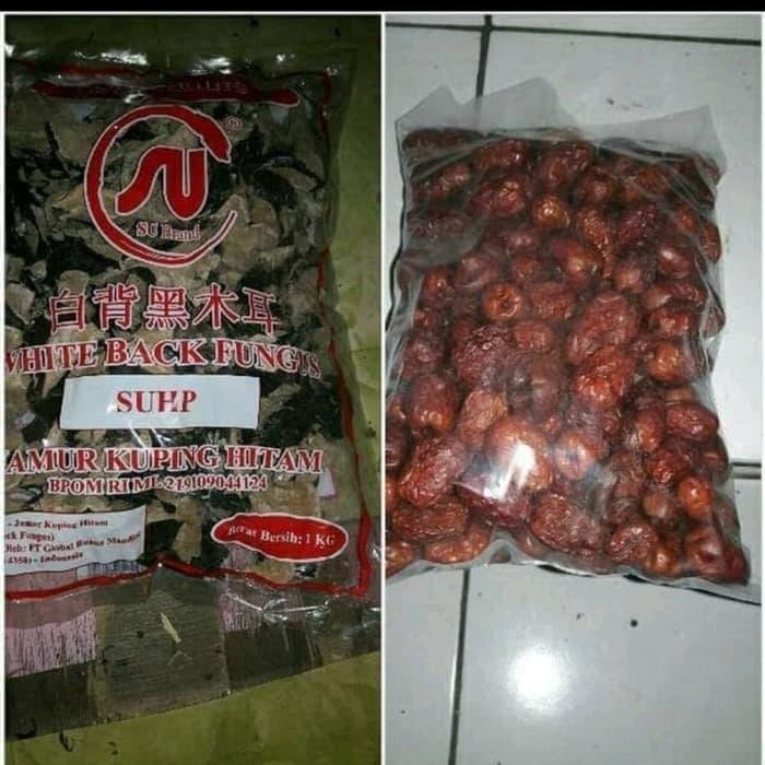 angco 1kg jamur hitam putih 1 kg -untuk kolesterol & jantung