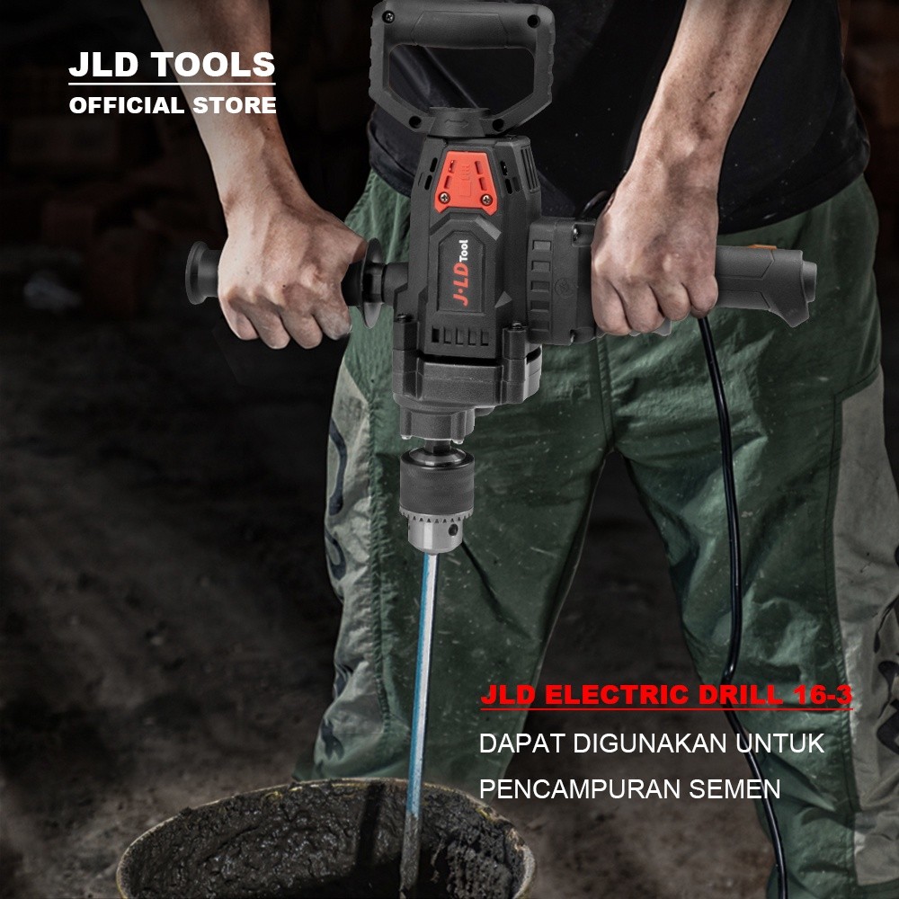 READY JLD Mesin Bor Pesawat Multifungsi Uk.16mm MESIN BOR LISTRIK 800W ELECTRIC DRILL BY JLD TOOLS