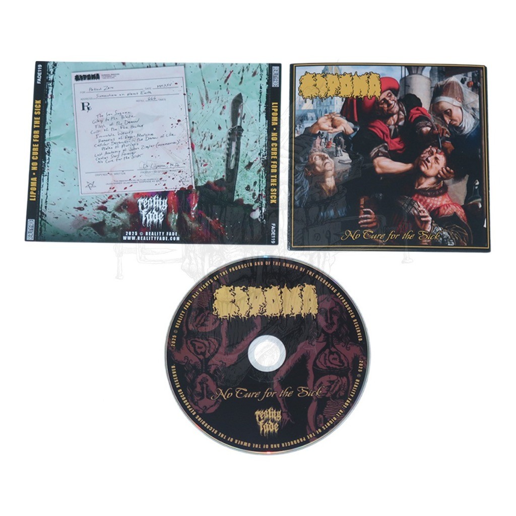 ORIGINAL & BERLISENSI - CD - LIPOMA - NO CURE FOR THE SICK | GOREGRIND/MELODIC DEATH METAL | EXTREME