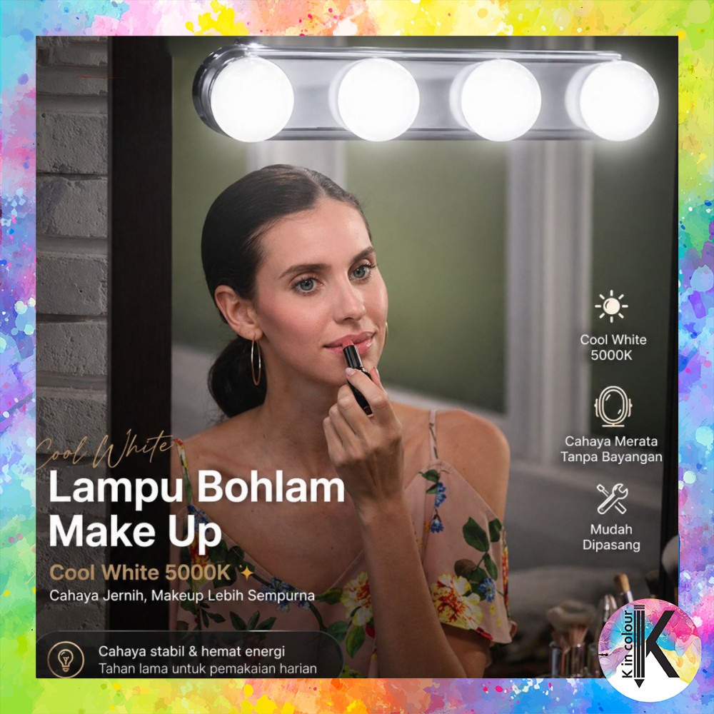 Lampu Bohlam Make Up Studio Glow Super Bright - NJ07004