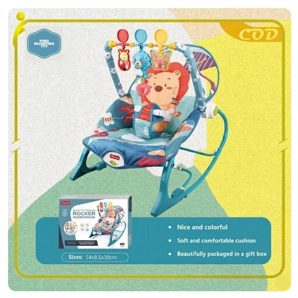 Bouncer Baby 10in1 Kursi Goyang Bayi Ayunan Bayi Infant To Toddler Rocker Bouncer Bayi Sampai 25 kg