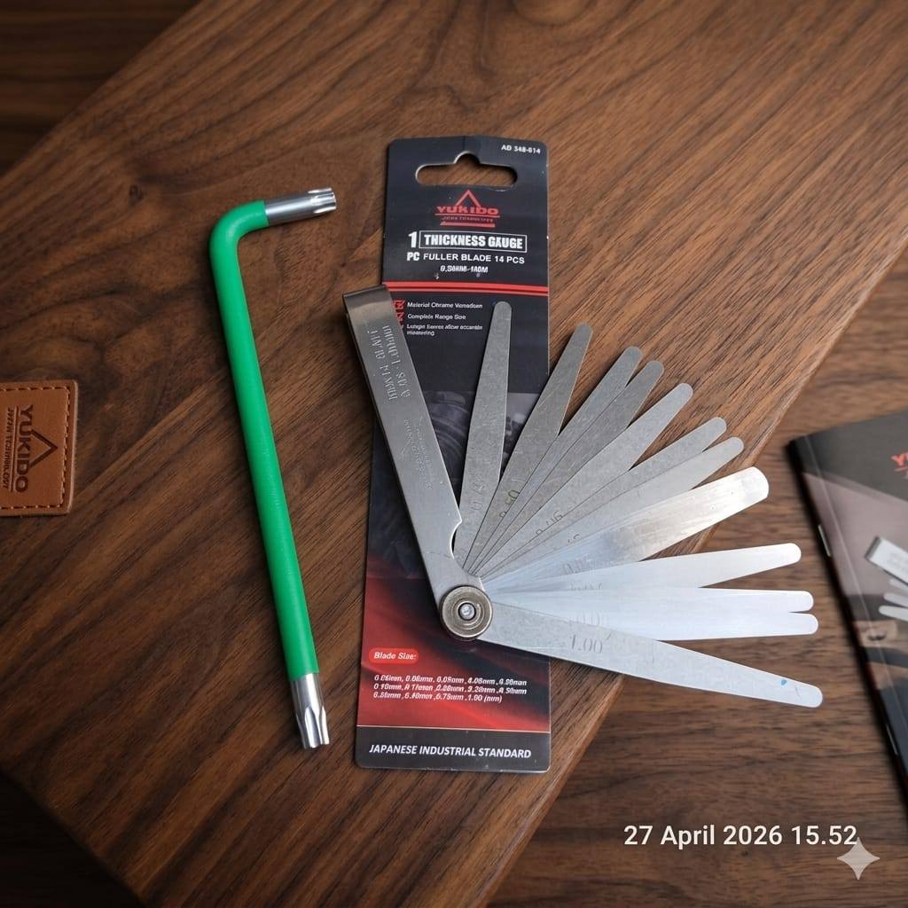 Feeler Gauge TRUMPET BRAND Alat Pengukur Celah Lubang Set Lengkap - Filler Gauge Fuler Fuller Puller
