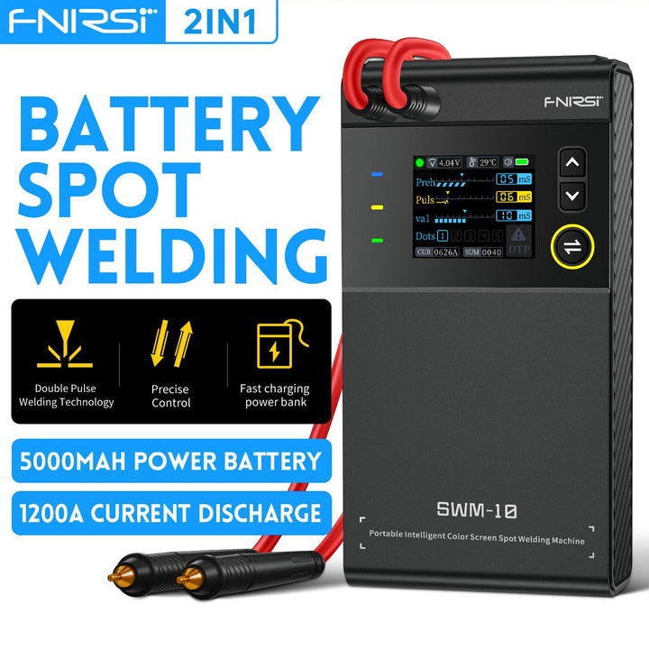 Mesin Las Mini Portable Spot Welding Machine Power Bank 5000mAh - SWM-10