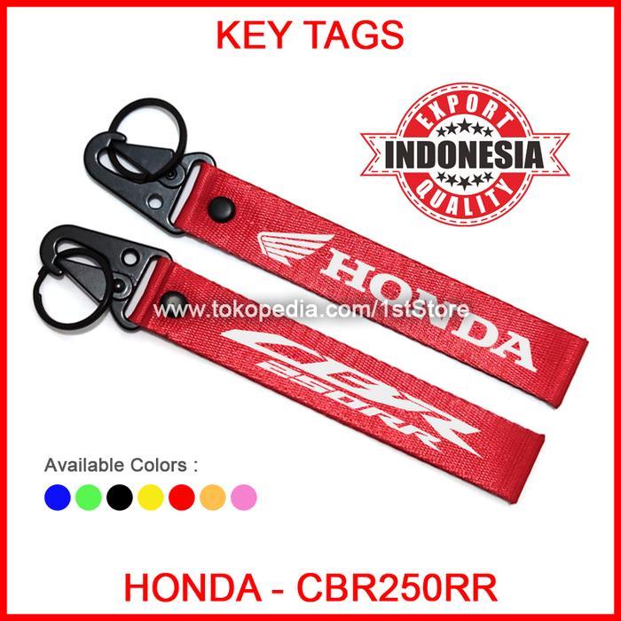 PROMO Gantungan Kunci Honda CBR250RR Logo Motor CBR 250 RR New CBR250 250RR - Merah