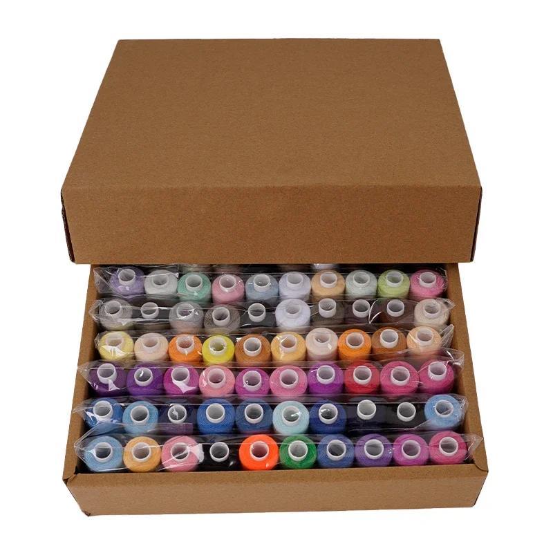 80 Color Set 402 Sewing Thread 400 Yards Polyester Thread for Home DIY Sewing Machine Thread Hand Se