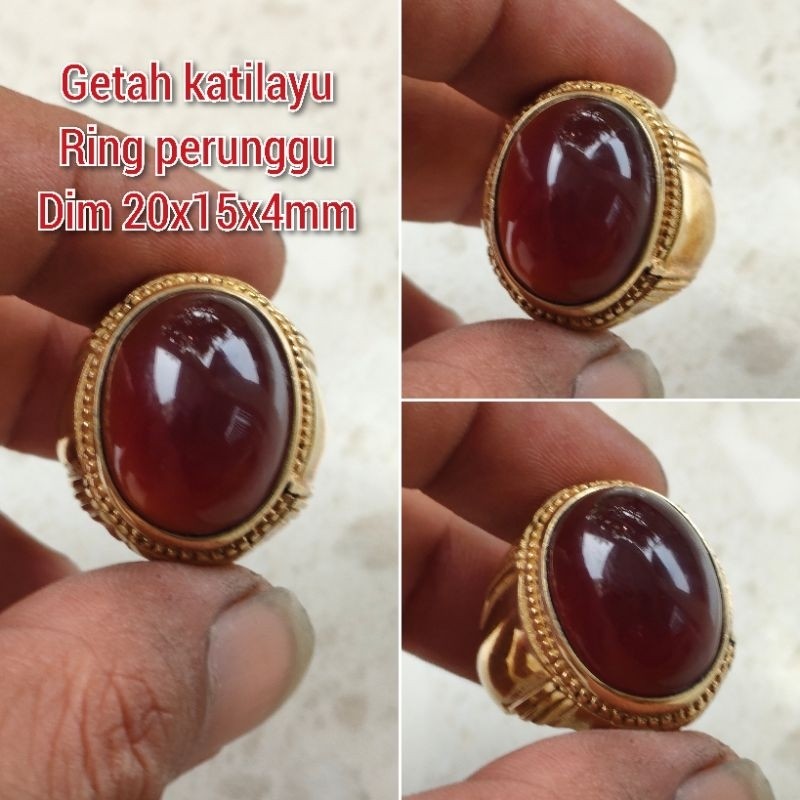 CINCIN PRIA GETAH KATILAYU UNTUK MANCING RING PERUNGGU