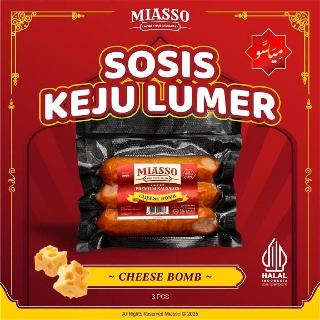 SOSIS KEJU LUMER BOMB CHEESE - MIASSO (SOSIS VIRAL SULTAN)