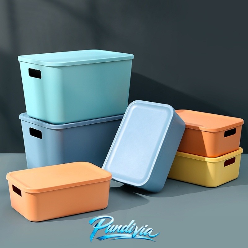 PUNDIVIA Kotak Penyimpanan Bin Pantry Serbaguna Keranjang Penyimpanan Storage Box HSB170