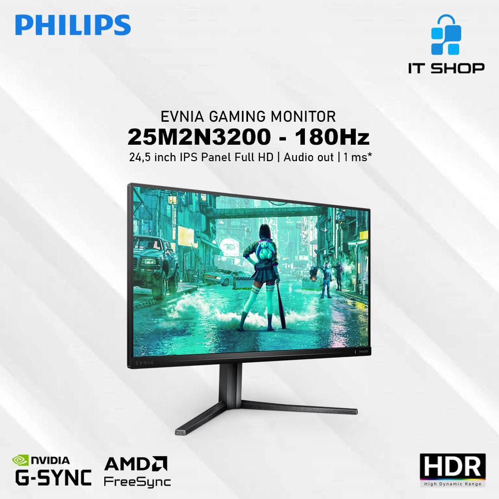 Philips Evnia 25M2N3200/70 Monitor Gaming 24.5" Fast IPS 260Hz Full HD