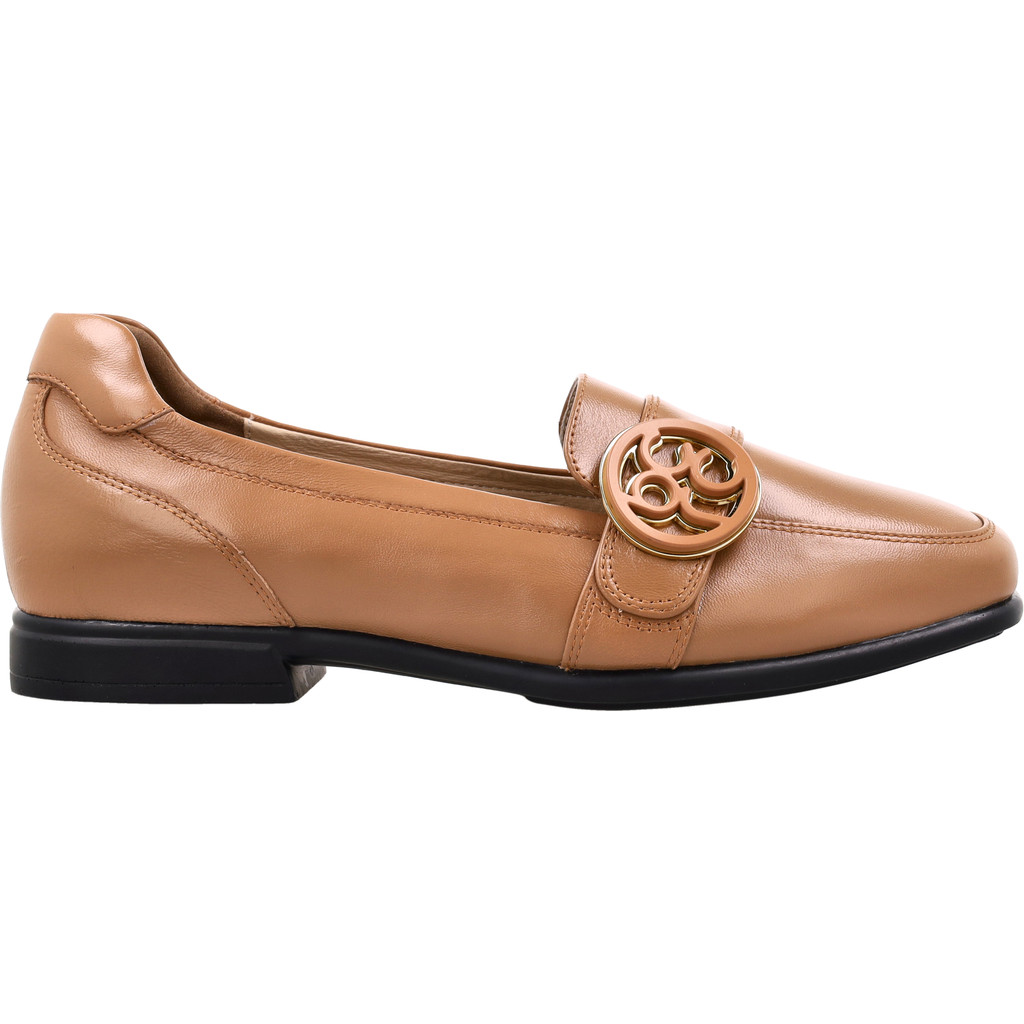 Bocorocco D. Valentia 08 Cognac - Sepatu Loafers Wanita Kulit Asli